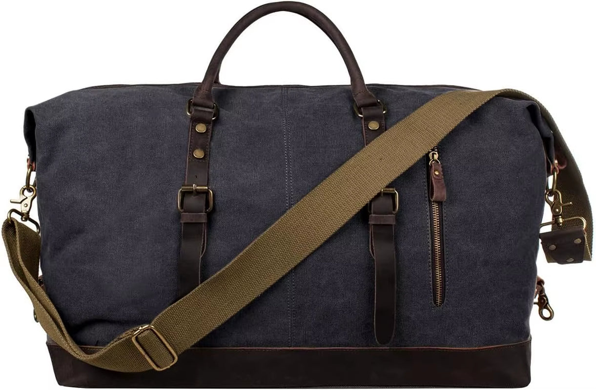 Travel Canvas Duffel Bag Carry on Weekender Bag for Men