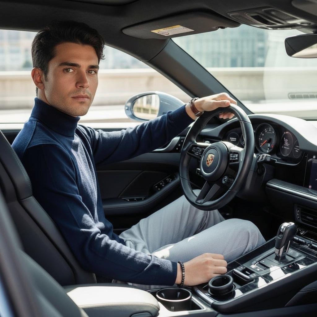 Turtleneck Men Cashmere Cotton Blend Pullover Jumper 2023 Autumn Winter Vetement Homme Ropa Hombre Pull Homme Hiver Sweater