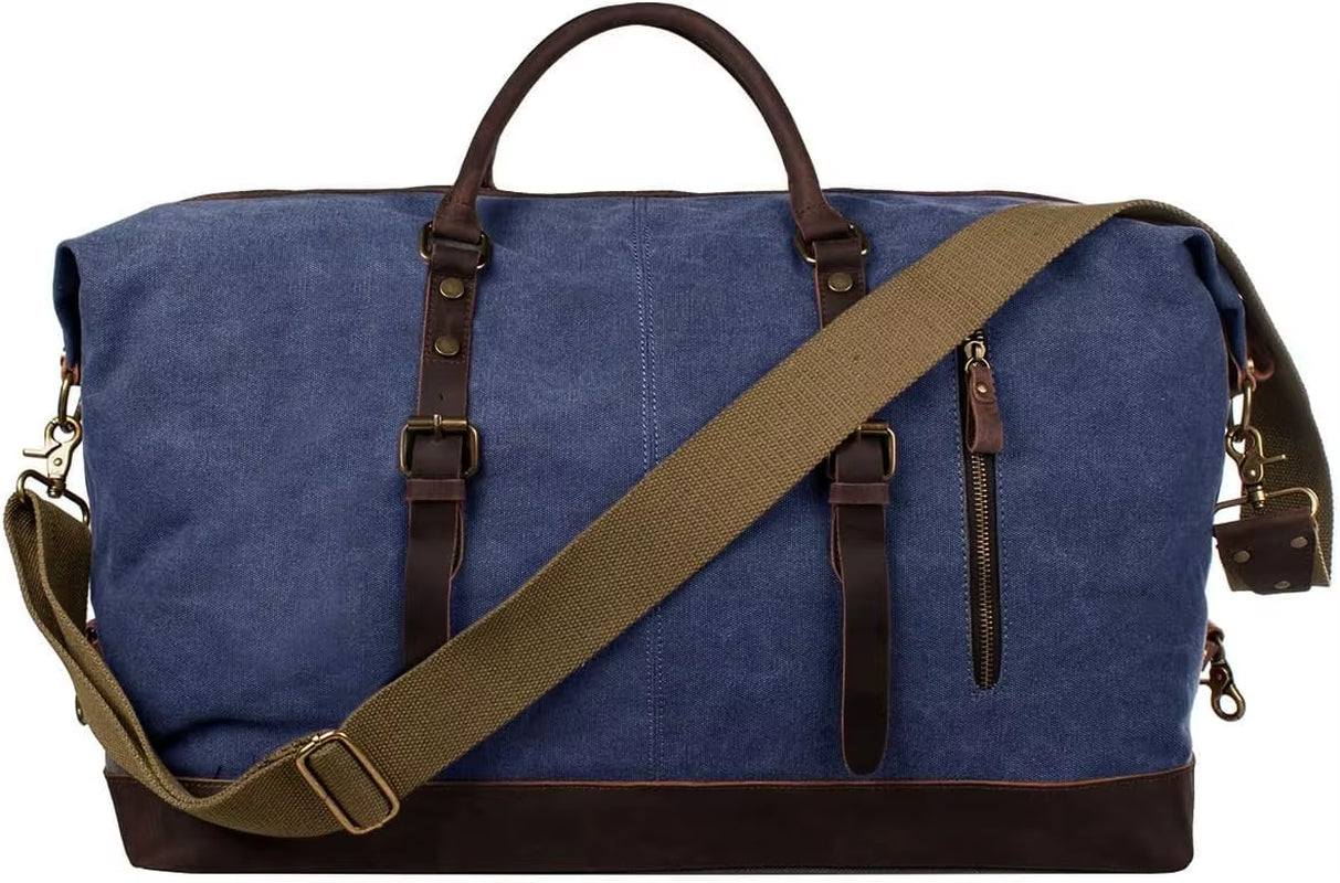 Travel Canvas Duffel Bag Carry on Weekender Bag for Men