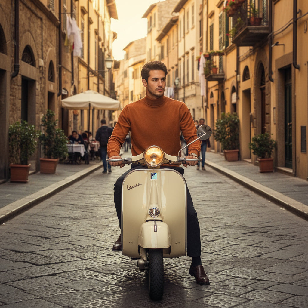 Turtleneck Men Cashmere Cotton Blend Pullover Jumper 2023 Autumn Winter Vetement Homme Ropa Hombre Pull Homme Hiver Sweater